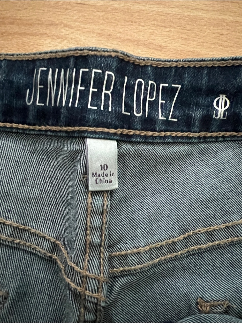 Jennifer Lopez Indigo Skinny Jeans high rise size 10 - Picture 2 of 5